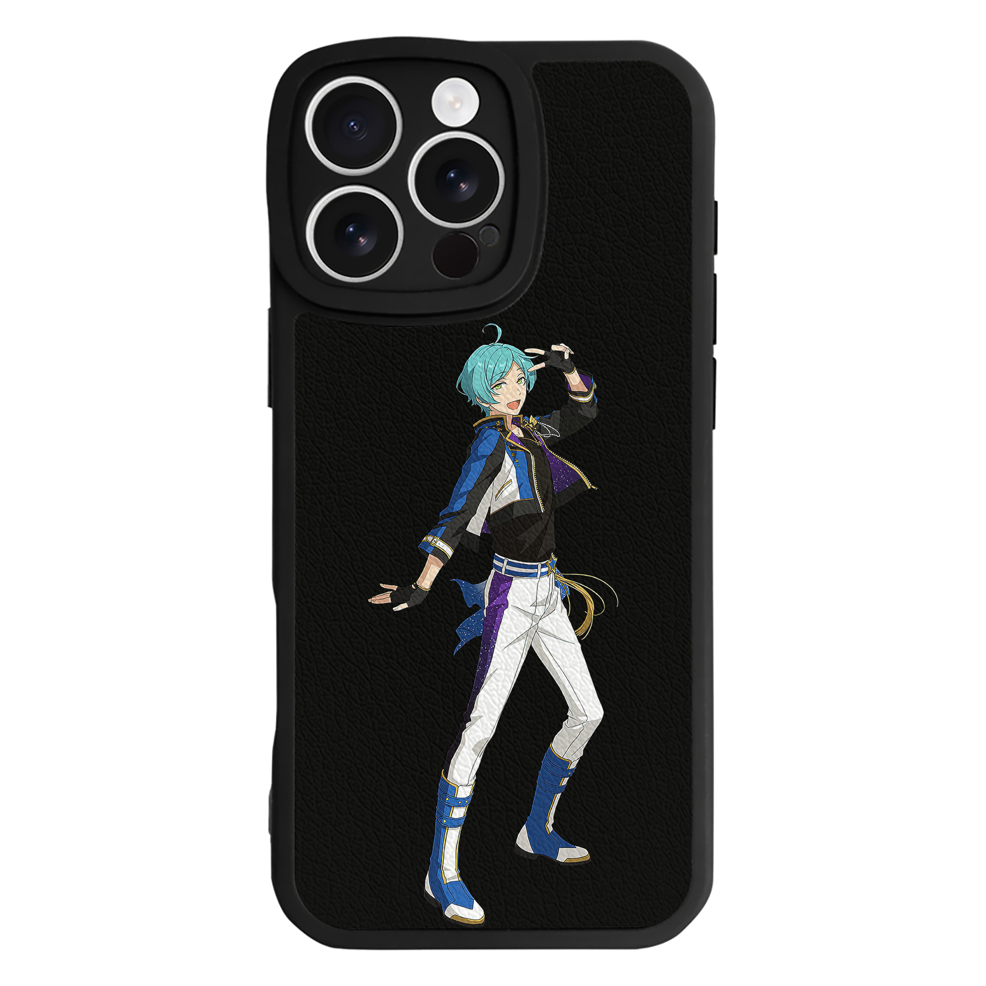 （画像用） あんさんぶるスターズ! Ensemble Stars 【iPhone 16シリーズ対応】シリコンスマホケース（レザー調） 材質：シリコン